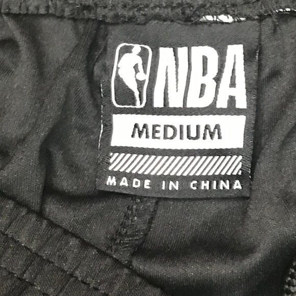 NBA Basketball Shorts Black/Gray Camo SIze M - Picture 6 of 6